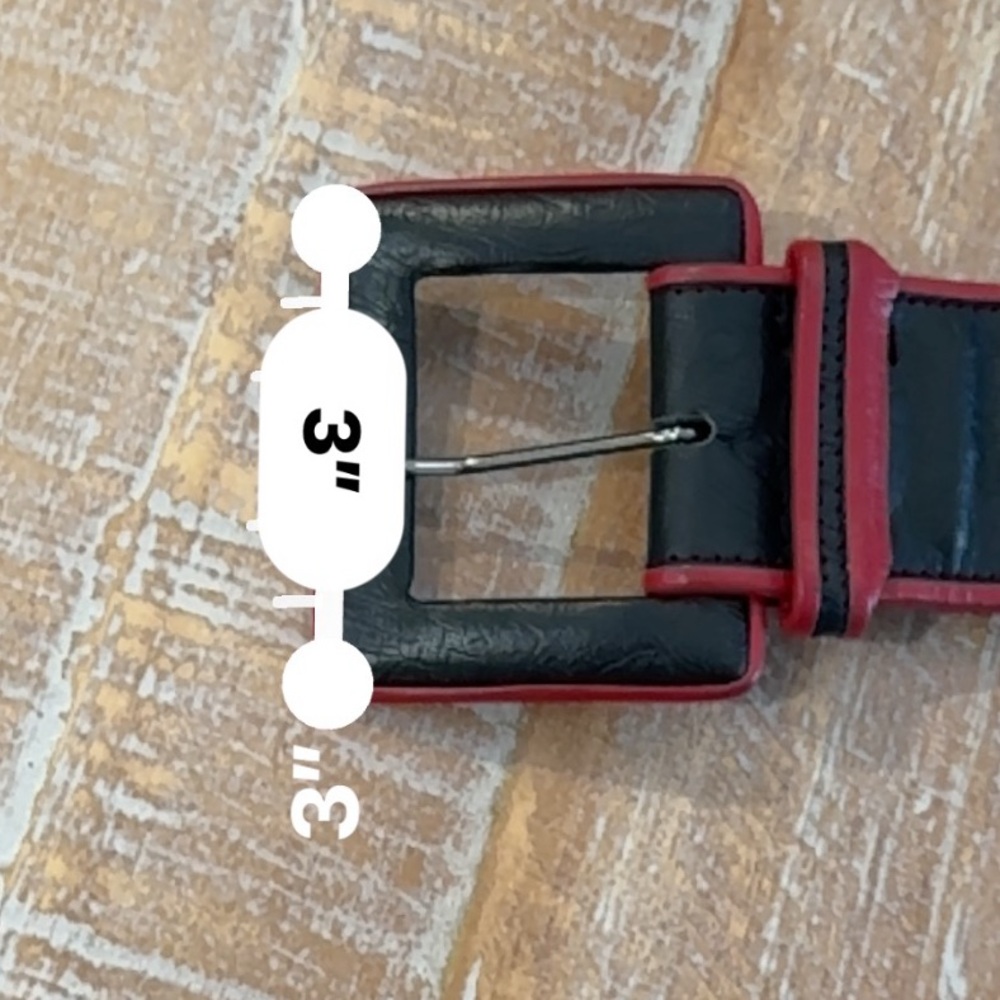 Vintage YSL Leather belt size medium - Picture 10 of 11
